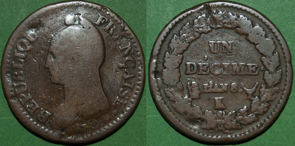 France L'an 8K One Decime