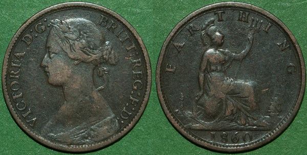 Image of a Victoria bun head farthing