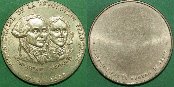 France, 1989 Bicentenary of the Revolution Medallion