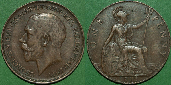 Image of a 1912 penny coin.