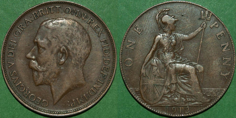 Image of a 1912 penny coin.
