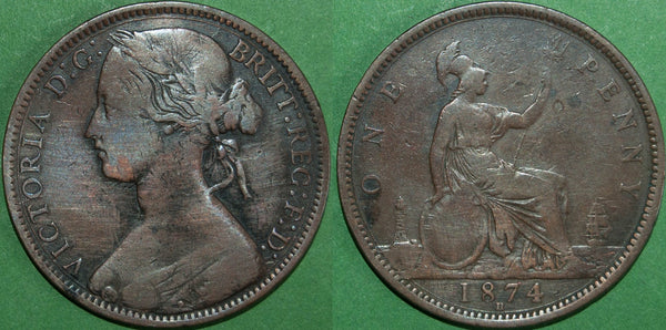 Image of a Victoria bun head penny