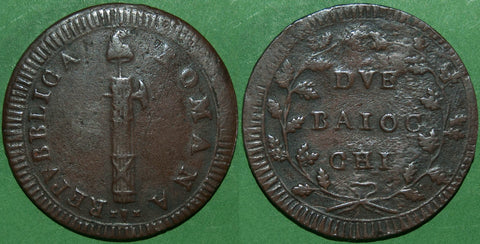 Image of an Ancona 2 Baiocchi coin