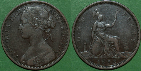 Victoria bun head penny coin