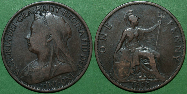 Victoria old head penny