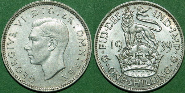 George VI 1939E Shilling