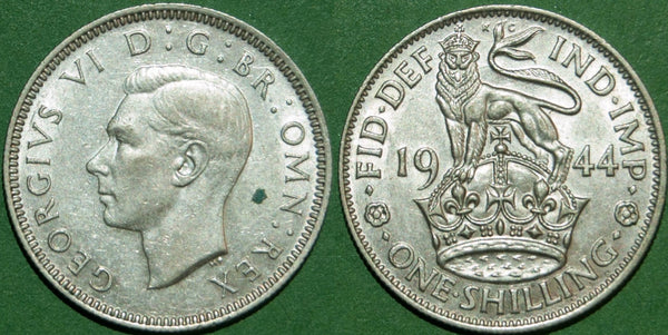 Image of a George the Sixth shilling coin