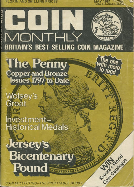 Image of the Coin Monthly magazine for May 1981