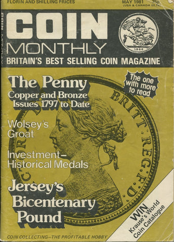 Image of the Coin Monthly magazine for May 1981