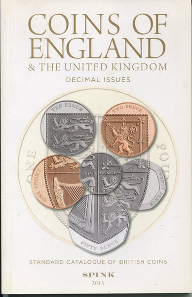 Cover image of Spink's 2015 Coins of England, Decimal Issues book.