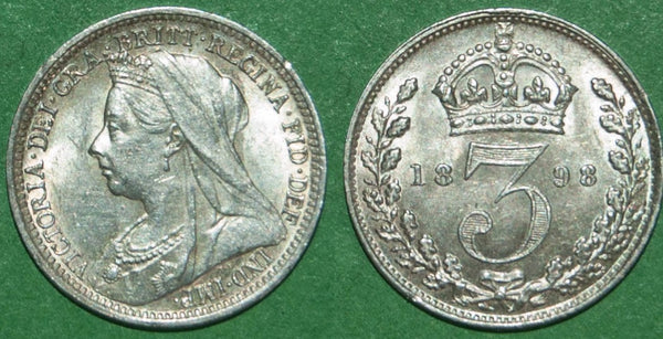 Victoria 1898 silver threepence