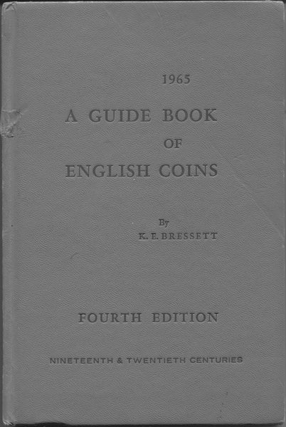 Image of the cover of 'A Guide Book of English Coins' by  K E Bressett.