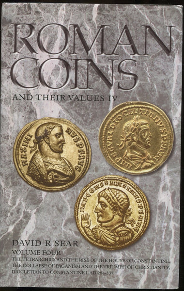 Book cover of 'Roman Coins and Their Values IV' with images of Roman coins. The Millennium edition.