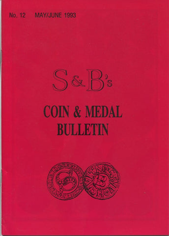S&B's Coin and Medal Bulletin fixed price list 12 for May-June 1993