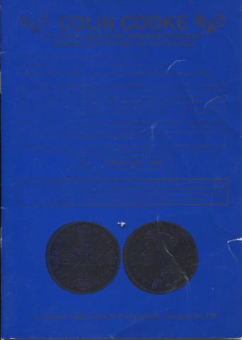 Cover image of Colin Cooke fixed price list for February 2004