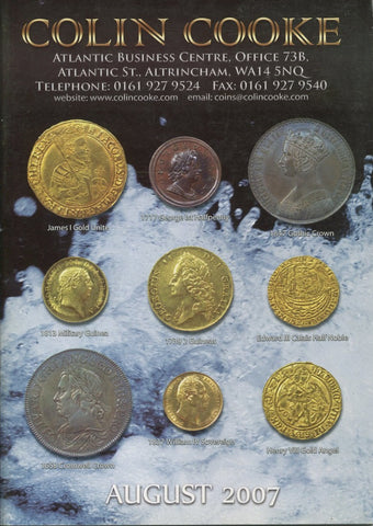 Cover image of Colin Cooke fixed price list for August 2007