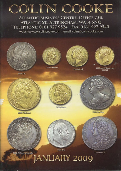 Cover image of Colin Cooke fixed price list for January 2009