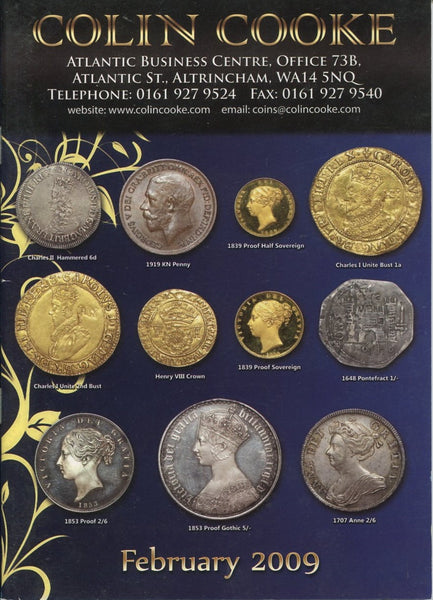 Cover image of Colin Cooke fixed price list for February 2009