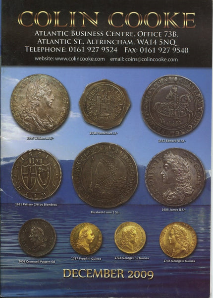 Cover image of Colin Cooke fixed price list for December 2009