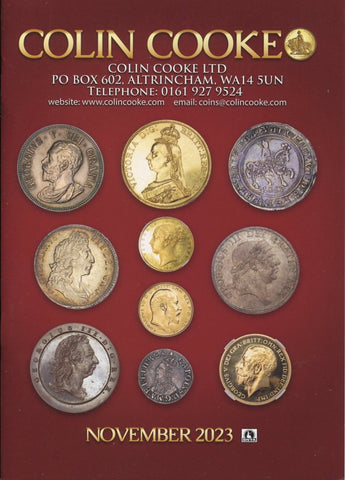 Cover image of Colin Cooke fixed price list for November 2023