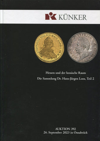 Cover image of Kunker sale 392 auction catalogue