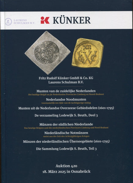 Kunker sale 420 catalogue cover