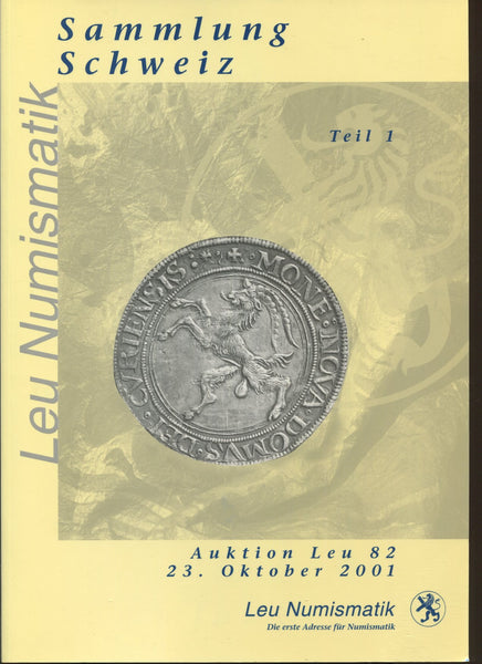 Leu Numismatik auction catalogue cover