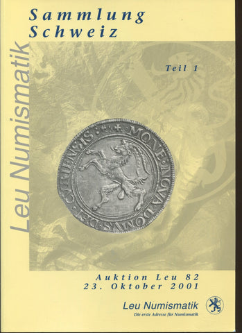 Leu Numismatik auction catalogue cover