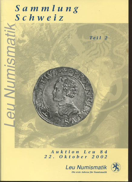 Leu Numismatik auction catalogue cover