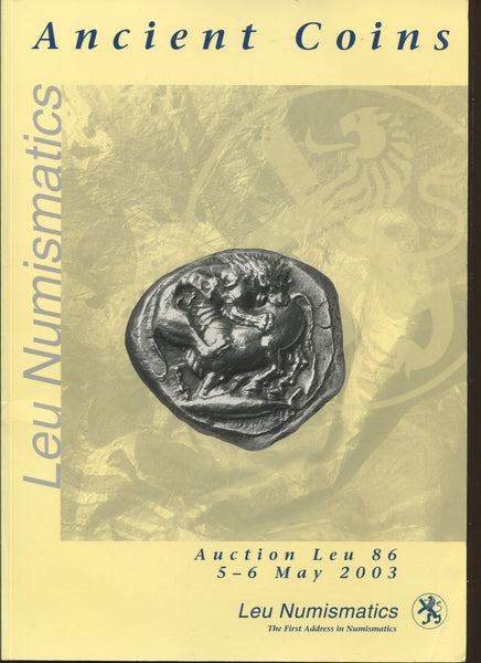 Leu Numismatics auction catalogue cover