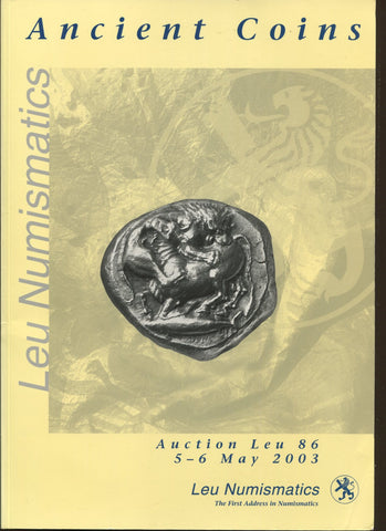 Leu Numismatics auction catalogue cover