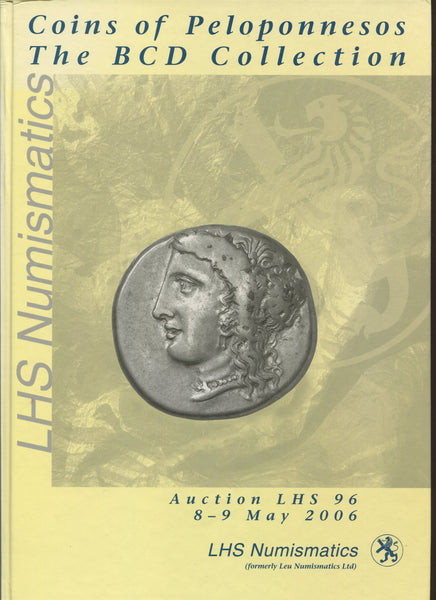 Catalogue cover of the BCD coins of Peloponneos sale held in May 2006