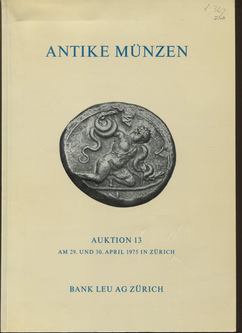 Bank Leu auction catalogue cover