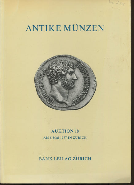 Bank Leu auction catalogue cover