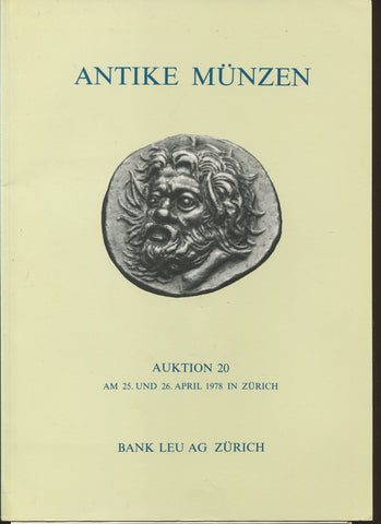 Bank Leu auction catalogue cover