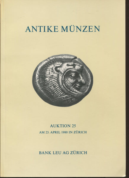 Bank Leu auction catalogue cover