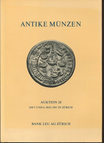 Bank Leu auction catalogue cover