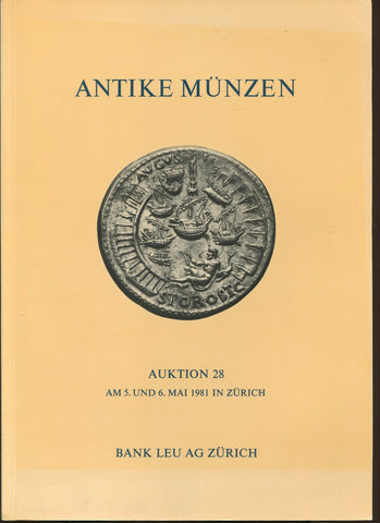 Bank Leu auction catalogue cover