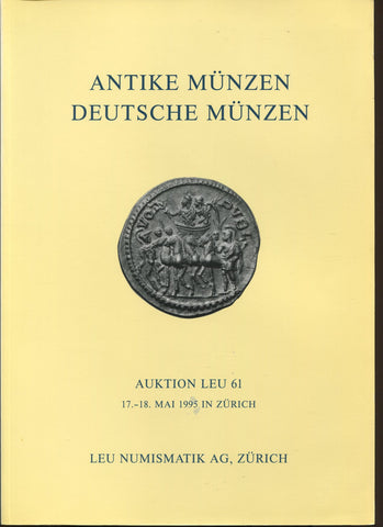 Leu Numismatik auction catalogue cover