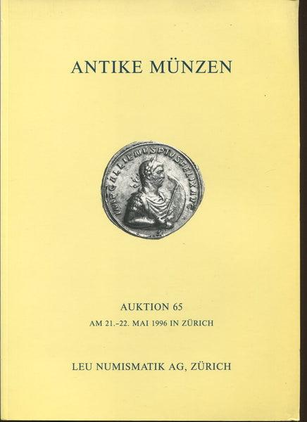 Leu Numismatik auction catalogue cover