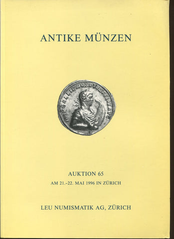 Leu Numismatik auction catalogue cover