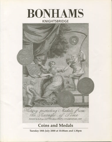 Cover image of Bonhams auction catalogue for the sale held on 18th July 2000