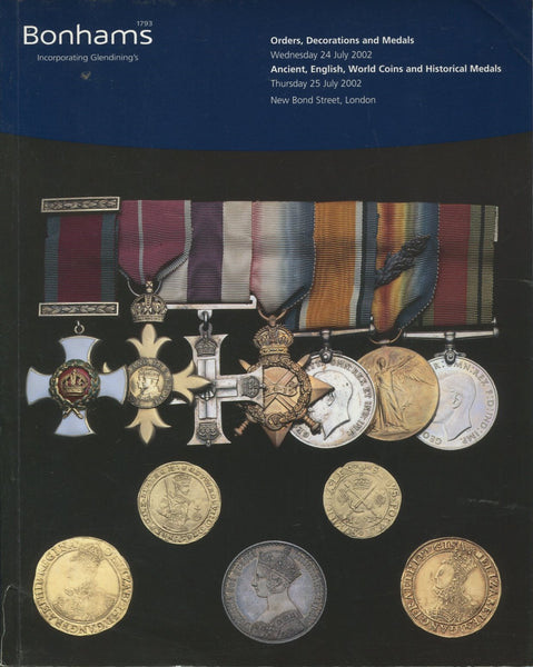 Cover image of Bonhams auction catalogue for the sale held on the 24th and 25th July 2002