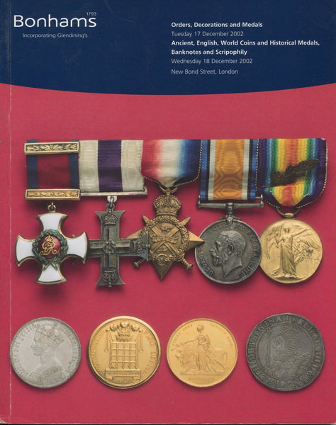 Cover image of Bonhams auction catalogue for the sale on 17th and 18th December 2002