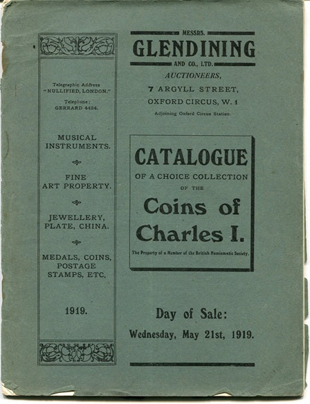 Cover for the Hamilton Smith 1919 sale catalogue