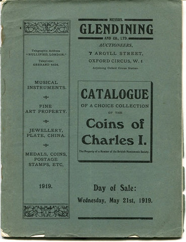 Cover for the Hamilton Smith 1919 sale catalogue