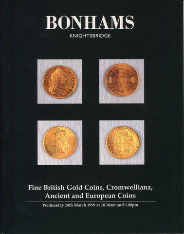Cover image of Bonhams auction catalogue for the sale held on 24/3/1999