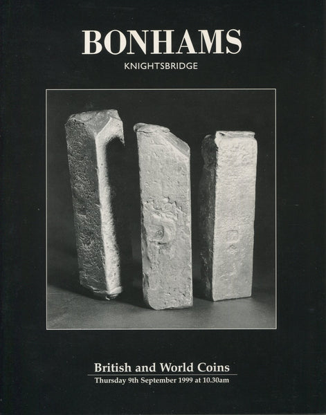 Cover image of Bonhams auction catalogue for the sale held on 9th September 1999