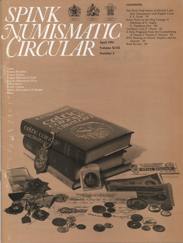 Cover image of Spink's Numismatic Circular for April 1991