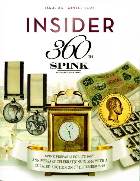 The cover for Spink's Insider magazine covering the collectables market for Winter 2025.